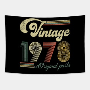 Retro Vintage 1978 46th Birthday Gift Men Women 46 Years Old Tapestry