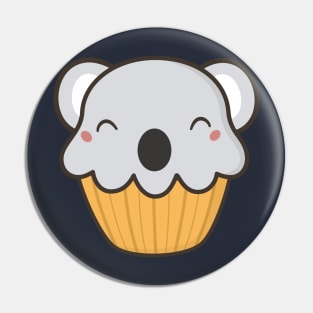 Scrumptious Kawaii Cute Koala Cupcake Pin