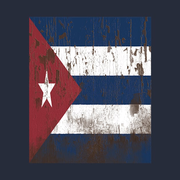 Wooden Cuban Flag by Eric03091978