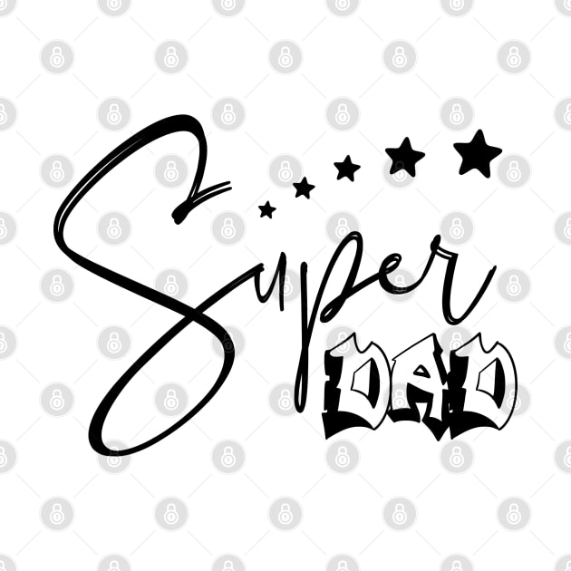 Super Dad (star) by ArtPrintBoom