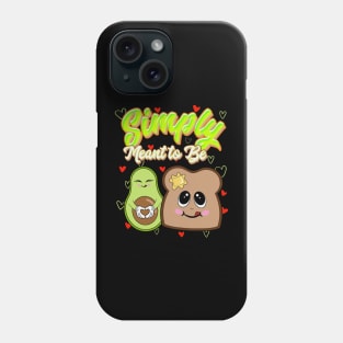 simply meant to be avocado Phone Case