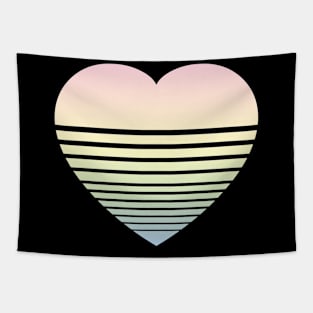 Gradient Heart - Pastels 1 Tapestry