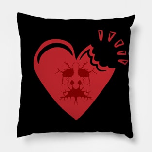 Monster Heart Bite Pillow