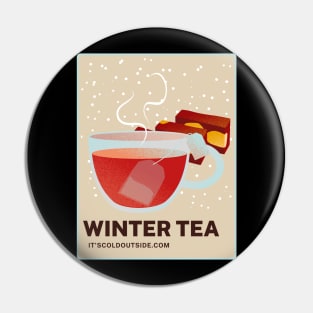 Winter tea Pin