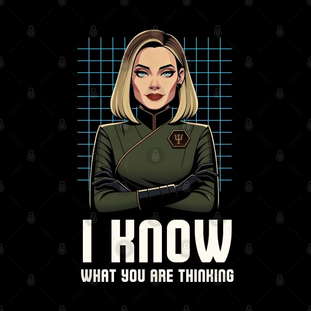 I Know What You Are Thinking - Funny Sci-Fi by Fenay-Designs