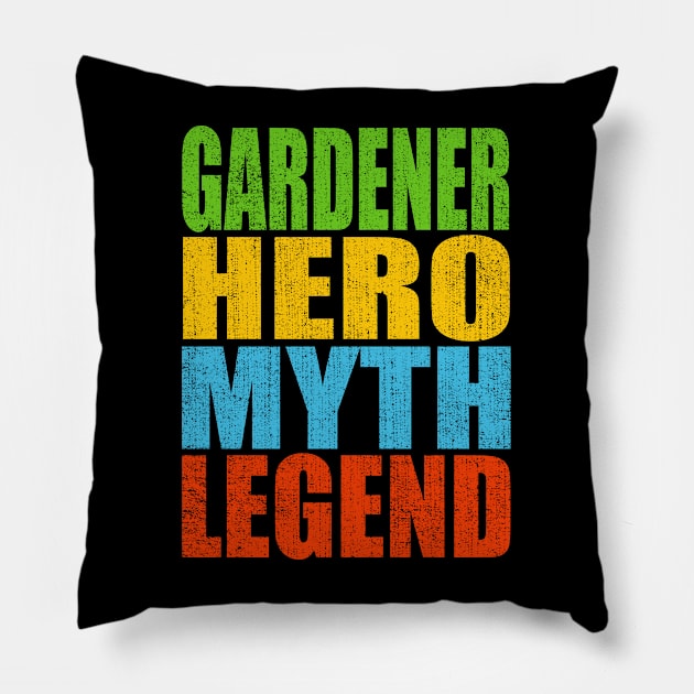 Gardener Hero Myth Legend Pillow by Moonsmile Products