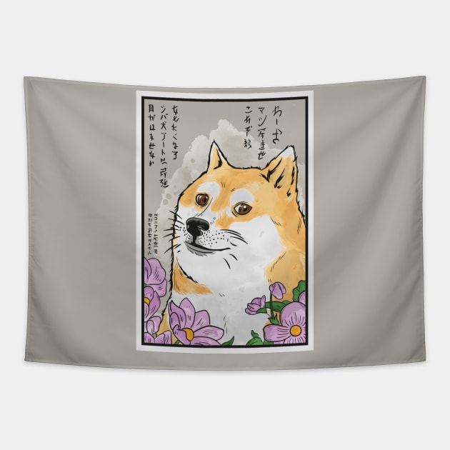 Doge Tapestry by PaperHead