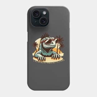 Galapagos marine iguana Phone Case