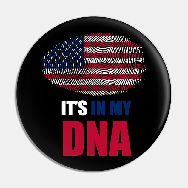 It's in my DNA America USA Pin by dukito