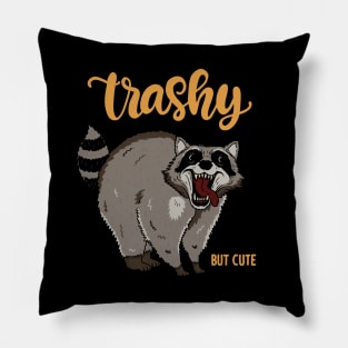 Raccoon - Trashy but cute Pillow