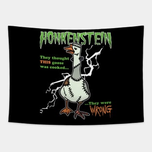 Honkenstein - Funny Cute Monster Goose (Not a Duck!) Ideal for Fun Halloween Costume Party, Gift, Kids and Adults Tapestry