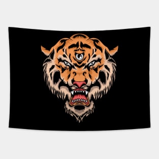 Tiger Head Tapestry