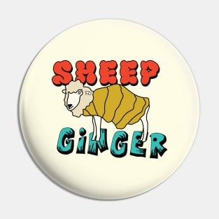 Sheep Ginger Pin