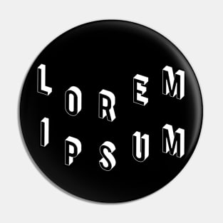 Lorem Ipsum Pin