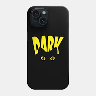 dark cat Phone Case