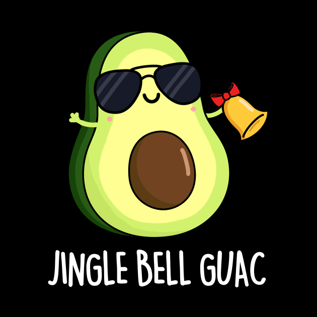 Jingle Bell Guac Funny Christmas Pun by punnybone