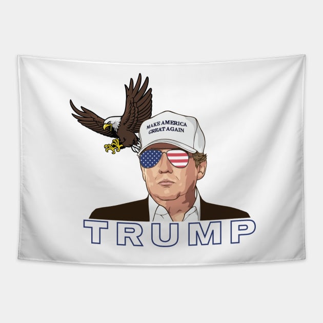 PRESIDENT TRUMP Tapestry by ericb