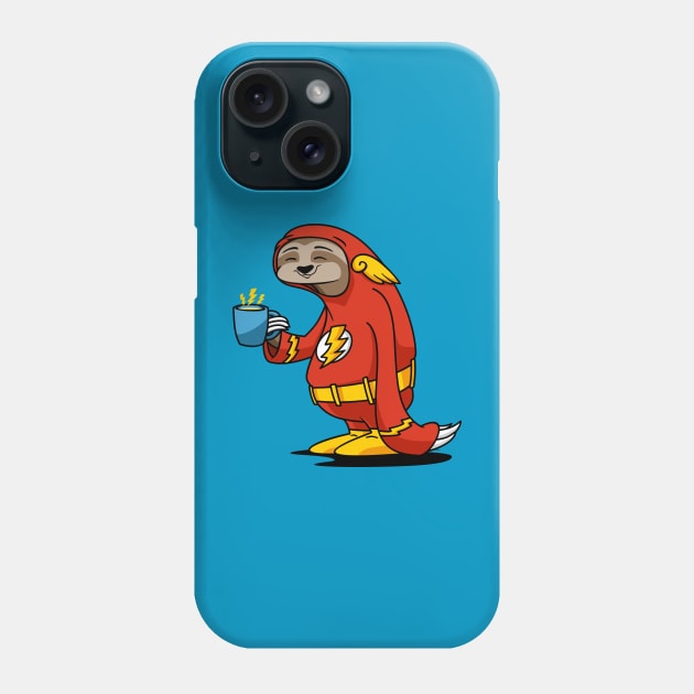 flash the sloth flash Phone Case by small alley co