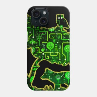 Cyber Fox and Cyber Owl Phone Case