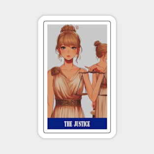 the justice - swiftie tarot card Magnet