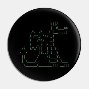 The Magic Ascii Dragon Pin