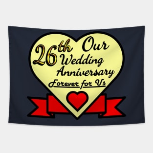 Our 26th Wedding anniversary Tapestry