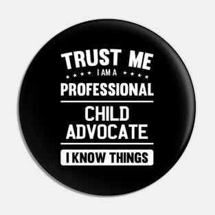 Child Advocate Trust Professional Child Advocates Pin