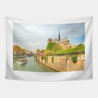 Notre Dame .. Our Beautiful Lady Tapestry