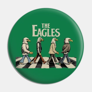 the eagles band retro Pin