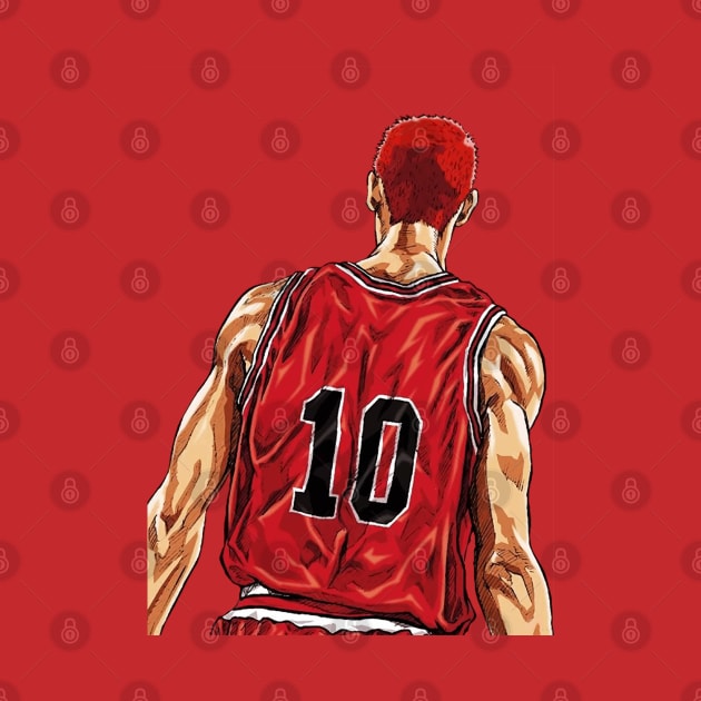 Slam Dunk Hanamichi Sakuragi vector by syanart