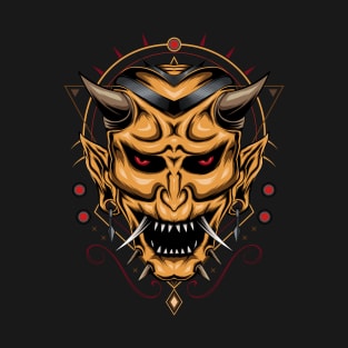 Devil mask illustration T-Shirt