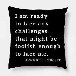 Dwight Schrute quotes Pillow