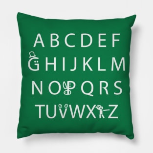 Canadian Alphabet Pillow