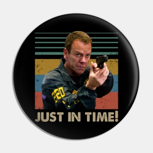 Jack Bauer just in time vintage Pin