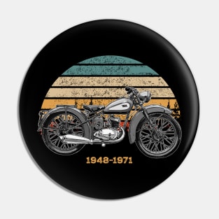 Bantam 1948-1971 Vintage Motorcycle Design Pin