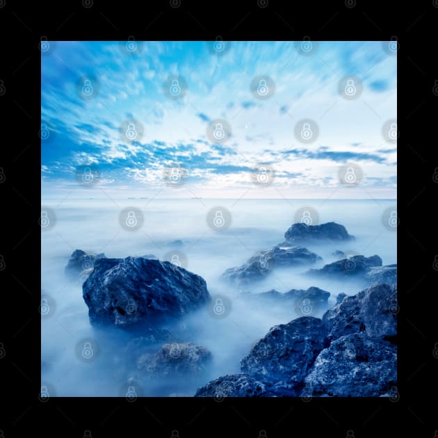 Fog Over the Ocean by StylishPrinting