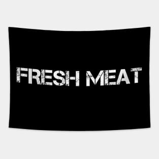 Fresh Meat (White) Tapestry