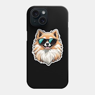 Pomeranian Christmas Drawing Phone Case