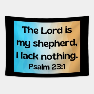 Bible Verse Psalm 23:1 Tapestry