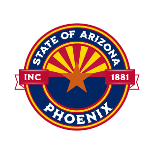 Phoenix Arizona State Flag Design T-Shirt