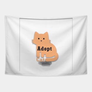 Adopt Cat Tapestry