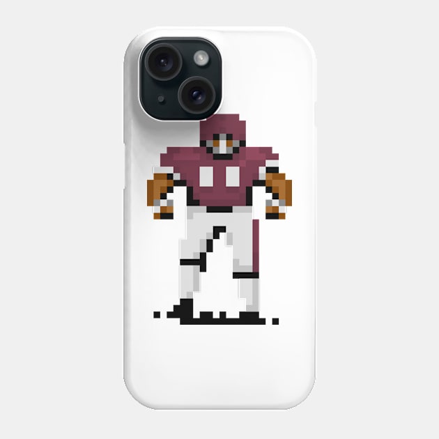 16-Bit Football - Starkville Phone Case by The Pixel League