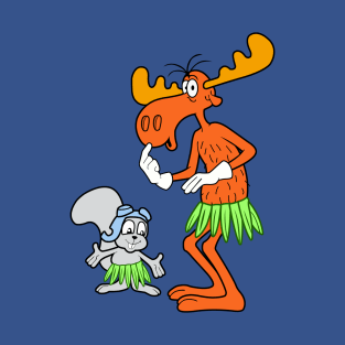 Rocky & Bullwinkle - Hawaii T-Shirt