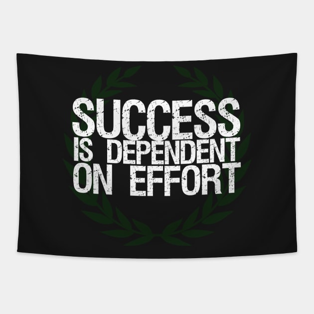 Success Is Dependent On Effort Tapestry by Styr Designs