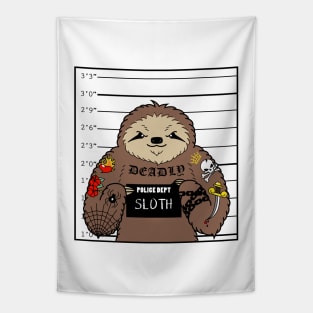 Prison Sloth Tapestry