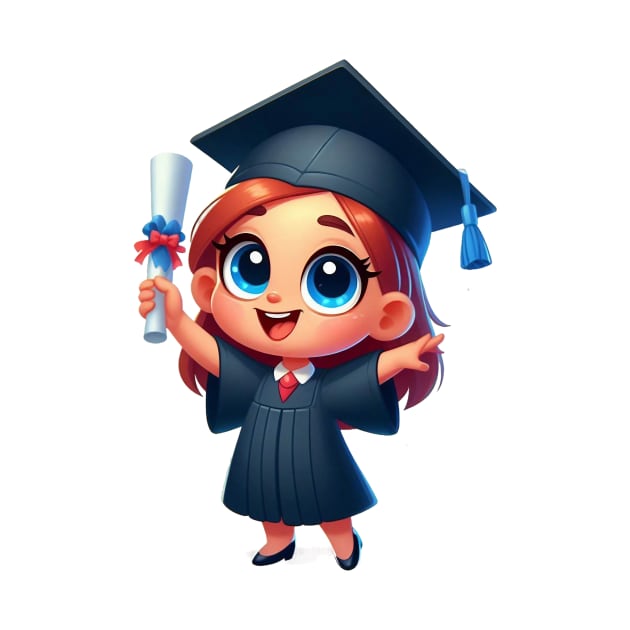 Cute Girl Graduation by Dmytro