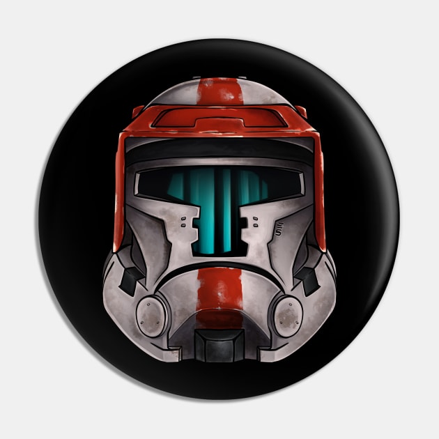 Old Republic Havoc Trooper mask Pin by Gloomlight