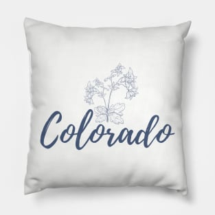 Colorado Columbine Pillow