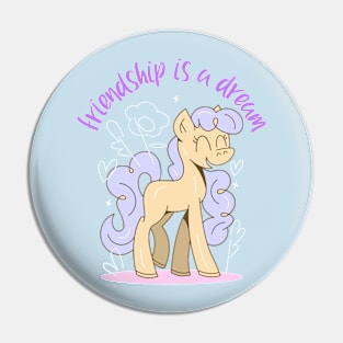 Cute Little Pony Friendship Friends Pin