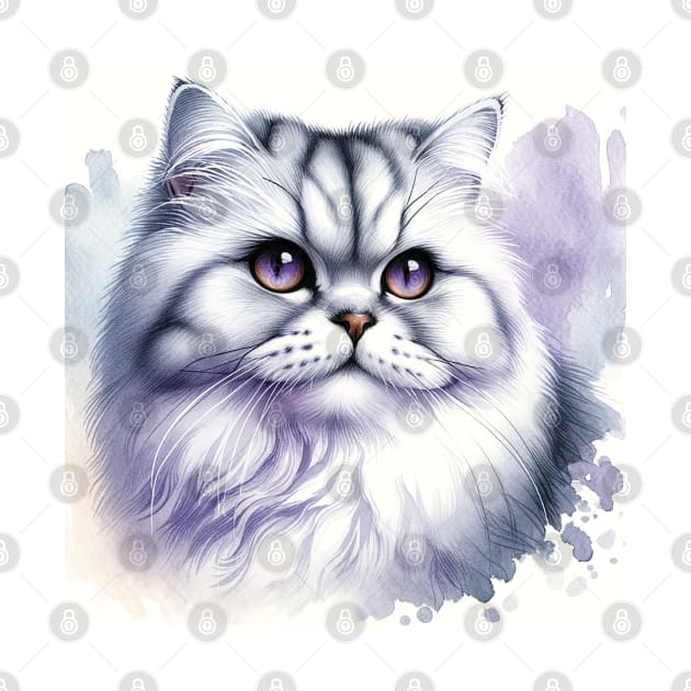 Burmilla - Watercolor Cat by Edd Paint Something